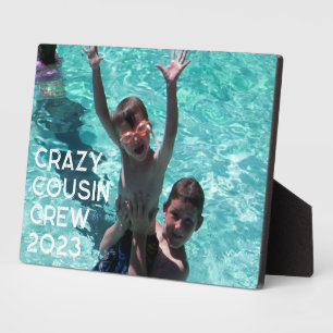Cousins Trip to Grandparents Family Photo Plaque