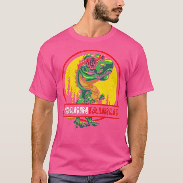 Cousinsaurus Shirt T Rex Counsin Saurus Dinosaur B (Front)