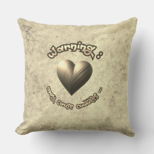 Coussin décoratif - golden heart cushion