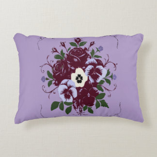 Coussin rectangulaire - Bouquet de Violettes Decorative Cushion