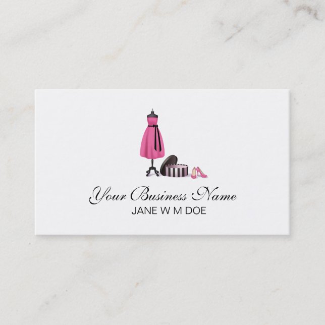 Coutoure Fashion Business Card (Front)