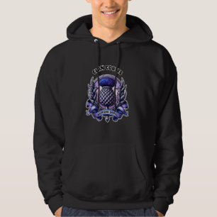 Coutts Clan Scottish Thistle Gaelic Games Hoodie