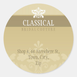 COUTURE ADDRESS LABEL :: classy flourish 1