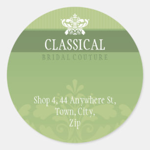 COUTURE ADDRESS LABEL :: classy flourish 7