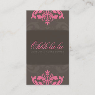 COUTURE BUSINESS CARD :: couture flourish 1AP