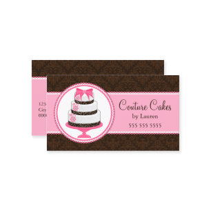 Couture Cake Bakery Business Card