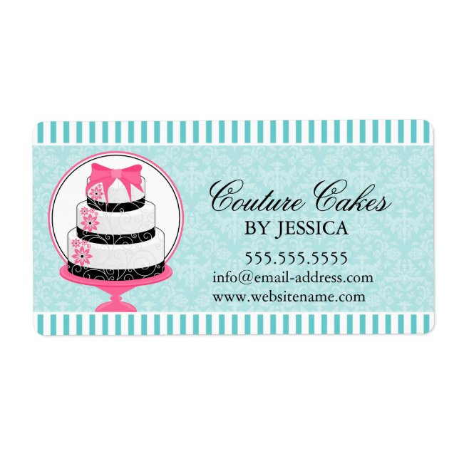 Couture Cake Damask Bakery (Front)