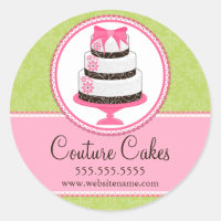 Couture Cakes Bakery Box Seals