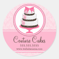 Couture Cakes Bakery Box Seals