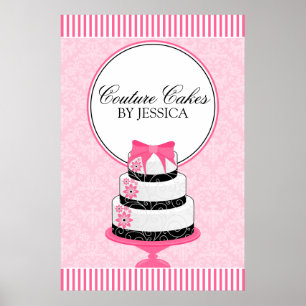 Couture Cakes Bakery Business Poster