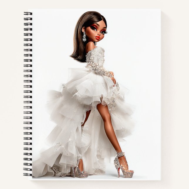 Couture Cloud Spiral Notebook (Front)
