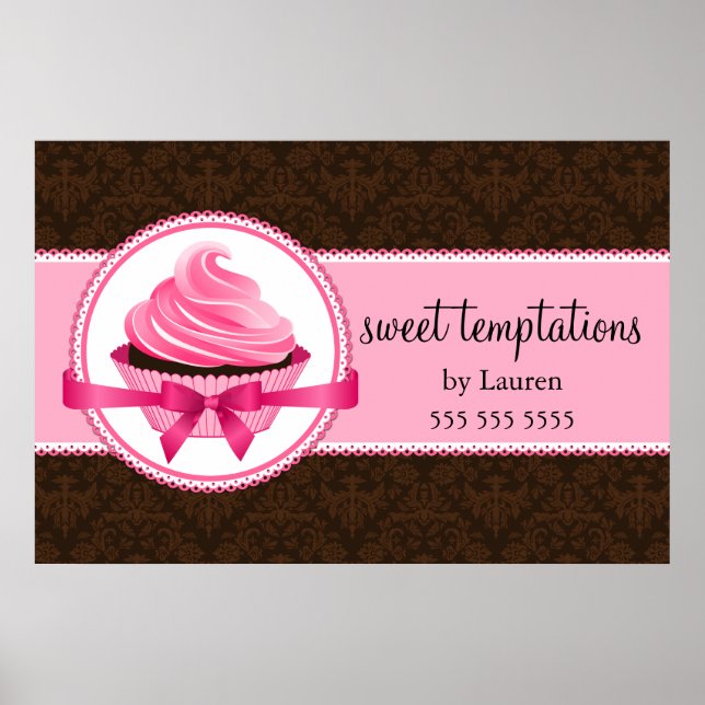 Couture Cupcake Bakery Poster (Front)