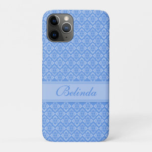Couture name blue iphone case