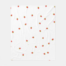 Couverture Polaire strawberry 