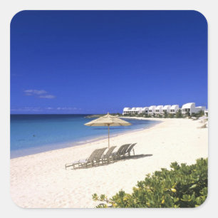 Cove Castles Villas, Shoal Bay West, Anguilla Square Sticker