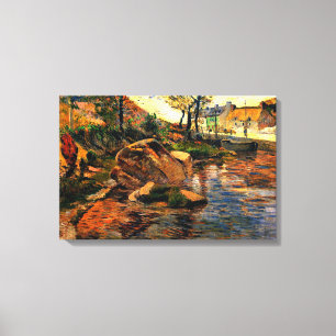 Cove Opposite Pont-Aven Harbour, Poster Canvas Print