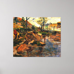 Cove Opposite Pont-Aven Harbour, Poster Canvas Print
