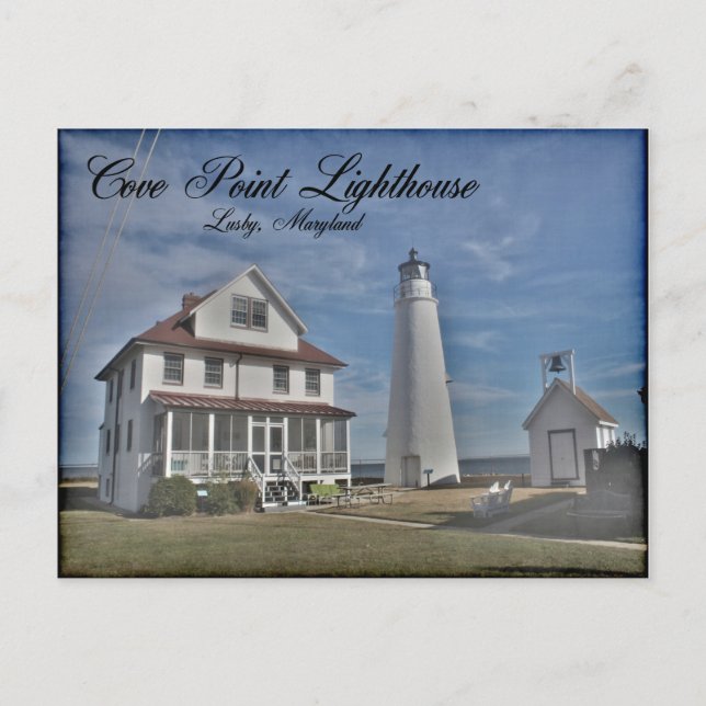 Cove Point Lighthouse Post Card (Front)