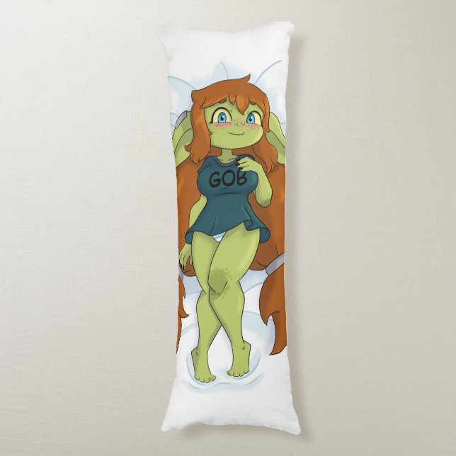 Cove the Goblin//Body pillow//PJ's Body Cushion (Front Vertical)