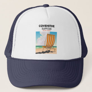 Covehithe suffolk beach travel poster T-Shirt Trucker Hat