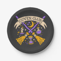 Coven Club Halloween Witch Night Sky