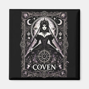 Coven gothic witch bachelorette party pagan wiccan magnet