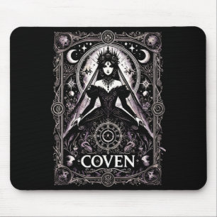 Coven gothic witch bachelorette party pagan wiccan mouse mat