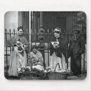 Covent Garden Flower Women, from 'Street Life in L Mouse Mat