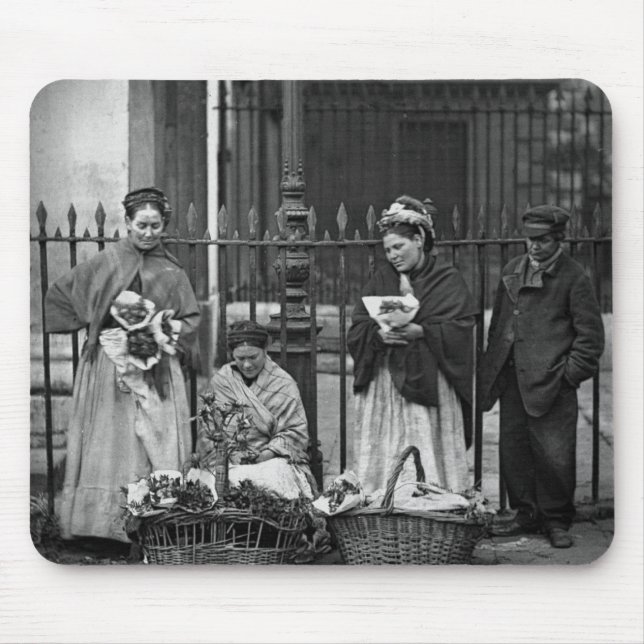 Covent Garden Flower Women, from 'Street Life in L Mouse Mat (Front)