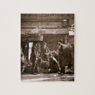 Covent Garden Labourers (woodburytype) Jigsaw Puzzle