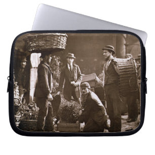 Covent Garden Labourers (woodburytype) Laptop Sleeve