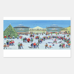 Covent Garden London Rectangular Sticker