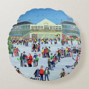Covent Garden London Round Cushion
