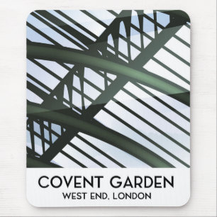 Covent Garden, london, vintage style travel poster Mouse Mat