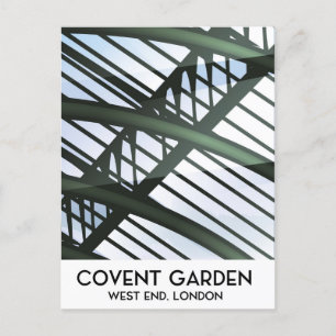 Covent Garden, london, vintage style travel poster Postcard