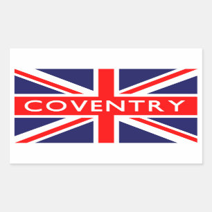Coventry : British Flag Rectangular Sticker