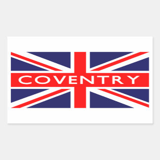 Coventry : British Flag Rectangular Sticker