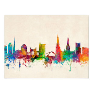 Coventry England Skyline Photo Print
