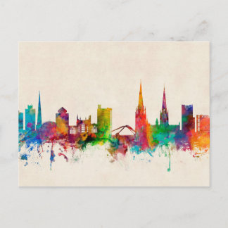 Coventry England Skyline Postcard