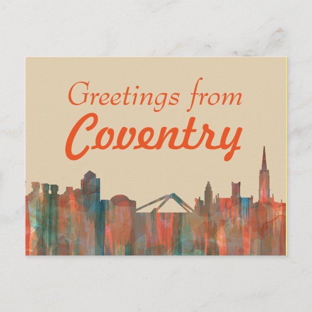 COVENTRY UK SKYLINE - Postcards (Front)