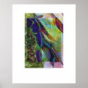 Cover art - Neon Woman - Montreuil Poster