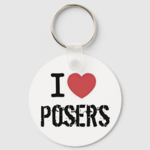 Cover band the Posers Key Chain