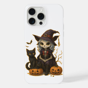 Cover (Case) for iPhone 15 Pro Max Cat Witch