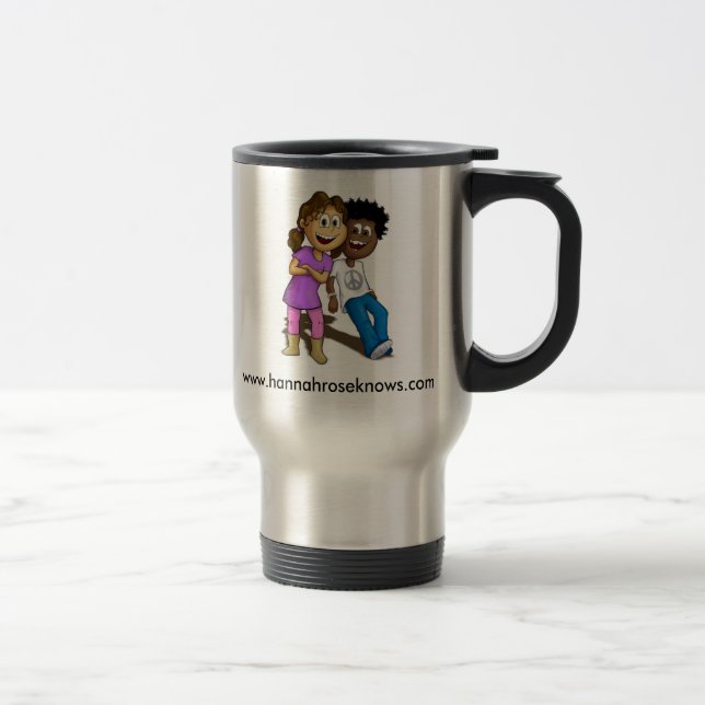 cover, Encourage, Enlighten and Empower a child... Travel Mug (Right)