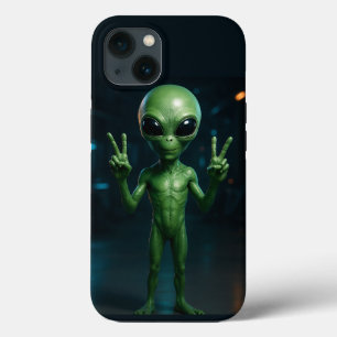 Cover for futuristic alien
