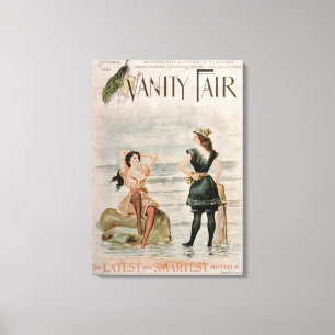 Cover for 'Vanity Fair', September 1896 (colour li Canvas Print