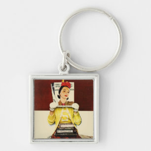 Cover Girl Key Ring