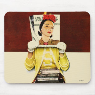 Cover Girl Mouse Mat