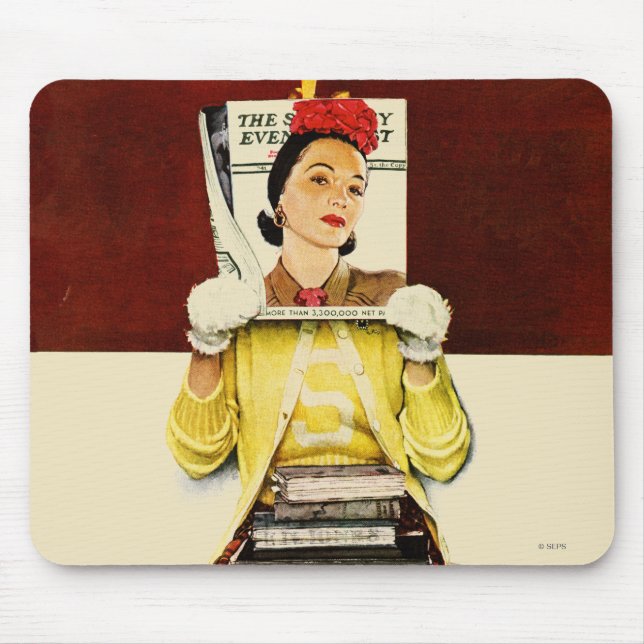 Cover Girl Mouse Mat (Front)