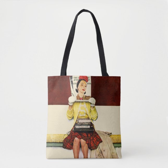 Cover Girl Tote Bag (Front)
